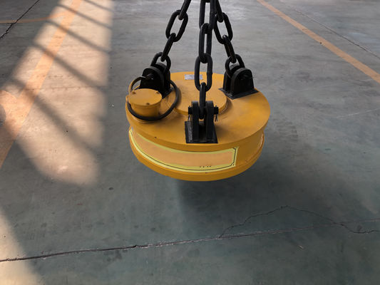 Eletroímã elétrico poderoso de elevação circular de 5.000 kg e 1 tom para manuseio de sucata