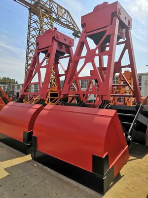 ISO9001 6 - garra da corda de Crane Grab Bucket Cargo Four do controlo a distância 12cbm