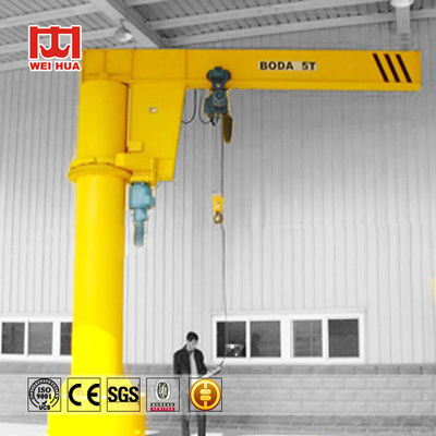 Guindaste de lança industrial de tamanho médio de 1.000 kg com controle remoto montado no chão