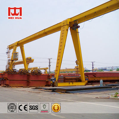 Modelo de 10 toneladas do MH do guindaste de pórtico de 20 Ton Heavy Duty Single Beam