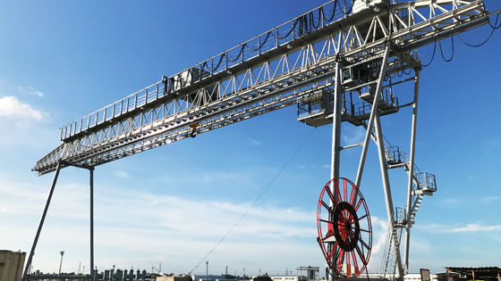 Modelo de 10 toneladas do MH do guindaste de pórtico de 15 Ton Truss Type Single Beam