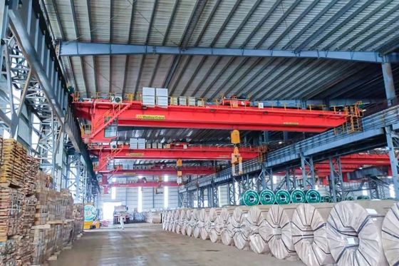 Ponte Crane With Hook do feixe de 50 Ton New Chinese Style Double