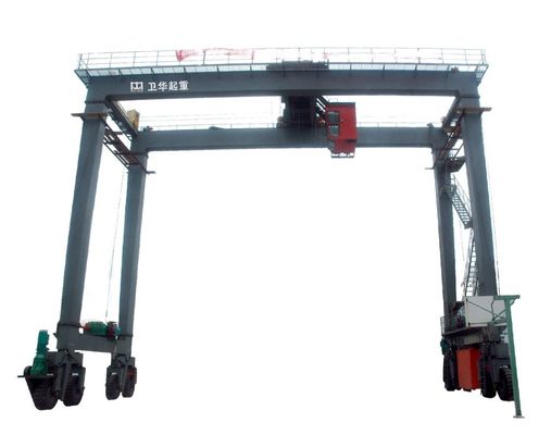 Porto de lançamento Crane Port Use Mobile RTG do recipiente do cais de 50 toneladas