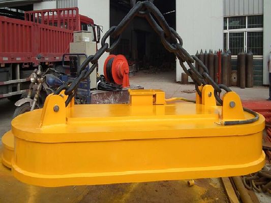 Eletroímã elétrico poderoso de elevação circular de 5.000 kg e 1 tom para manuseio de sucata