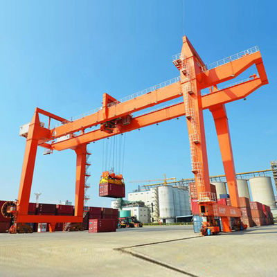 Pórtico Crane Heavy Duty do recipiente do feixe do dobro de Q235B de 60 toneladas para o porto