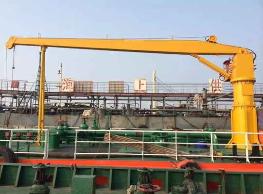 0 ~ 80 gerencio de Crane With BV 360° da plataforma de Ton Hydraulic Stiff Boom Marine