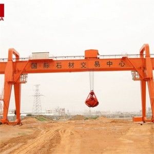 guindaste de pórtico 20t industrial com garra