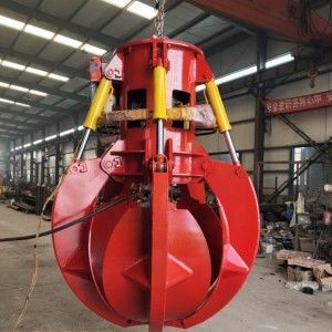 Manipulação hidráulica elétrica de Crane Grab Bucket For Material do disco do dobro de Mutivable