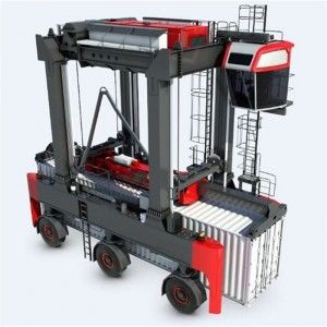 Guindaste de pórtico hidráulico transportador straddle Guindaste de contêiner RTG 6-30m de elevação