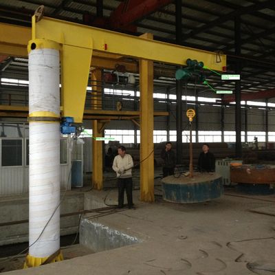 Guindaste de lança montado na base de 3.000 kg para ferrovias petroquímicas de oficina