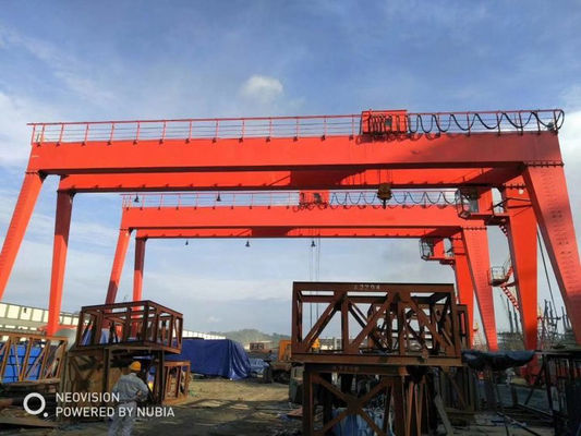 Guindaste de pórtico 100t MG tipo viga dupla A com guindaste elétrico 7,5 m ~ 35 m de extensão