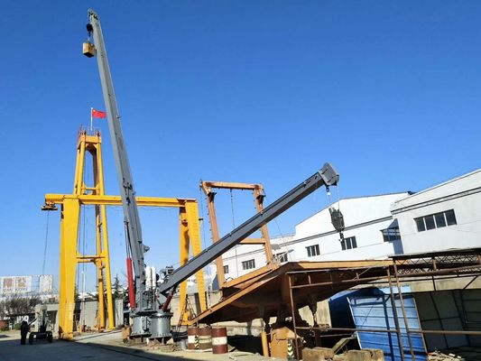 Guindaste de Q235B Marine Deck Crane Fixed Boom raio de trabalho de 3 - de 30m