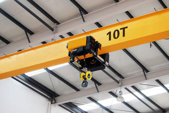 Padrão aéreo do GV 10T Crane Single Girder Material Handling Crane European do ISO