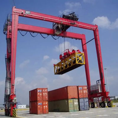Levantamento de borracha do recipiente de Crane For 35t 40.5t do pórtico do pneumático do recipiente resistente