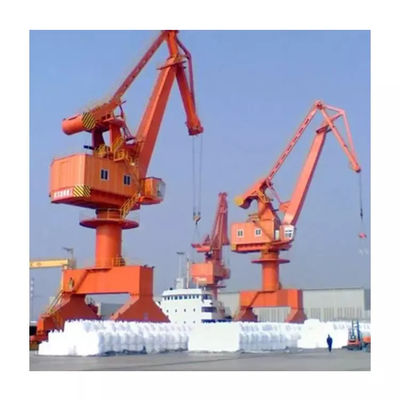 Tipo de relação quatro crescimento móvel de Crane Portal Slewing Crane 25t 45m do portal do porto
