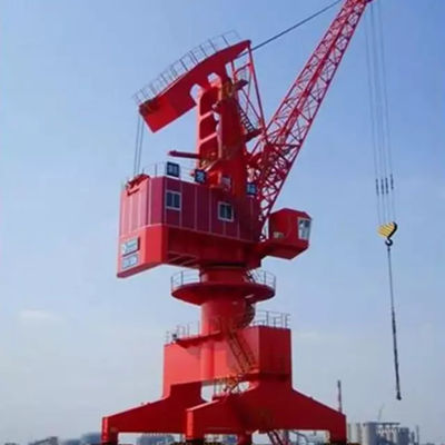 Tipo de relação quatro crescimento móvel de Crane Portal Slewing Crane 25t 45m do portal do porto