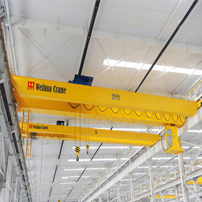 10 guindaste de ponte de 5 toneladas da altura livre de Tone Indoor Overhead Crane 380VAC baixo