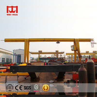 Período fábrica de Ton Gantry Crane For Concrete do guindaste de pórtico 25 do feixe de 12m - de 30m única