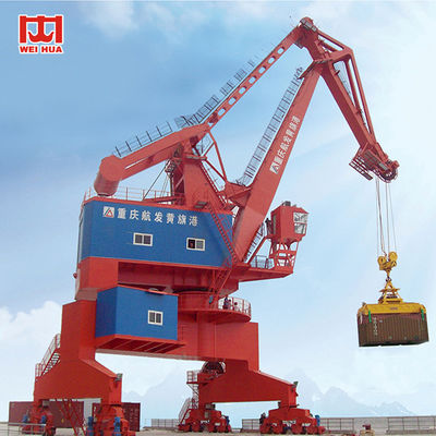 De 40 toneladas - 60 Ton Lattice Boom Harbour Portal Jib Crane Cabin Control