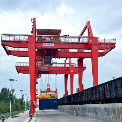 pórtico montado trilho Crane High Efficiency do recipiente RMG de 40ft 30ft 20ft