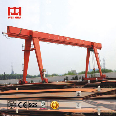 Modelo de 10 toneladas do MH do guindaste de pórtico de 20 Ton Heavy Duty Single Beam