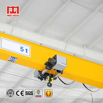 Estilo do Euro de 10 toneladas - 20 Ton Single Girder Overhead Travelling Crane For Garage