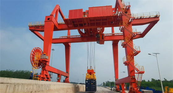 Recipiente portal 40 Ton Gantry Crane High Efficiency de Rmg da técnica alta
